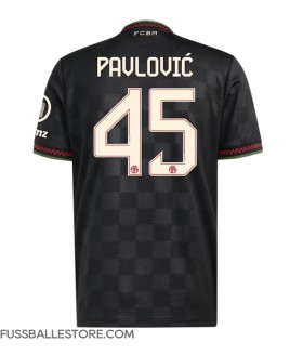 Günstige Bayern Munich Aleksandar Pavlovic #45 3rd trikot 2025-26 Kurzarm
